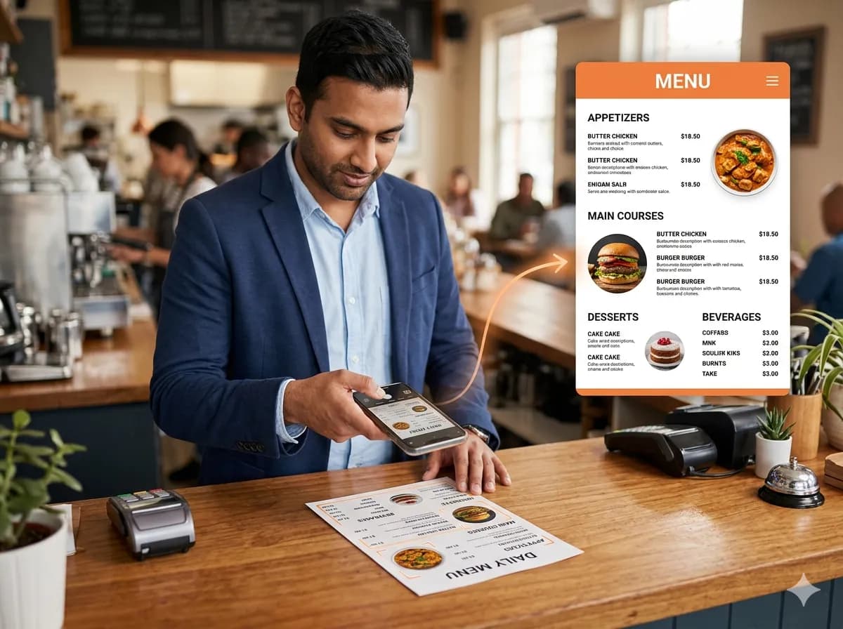 Snap your menu with AI